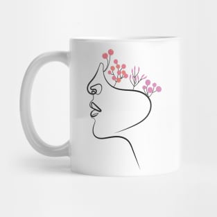 You are my first thought of the day | One Line Drawing | One Line Art | Minimal | Minimalist Mug